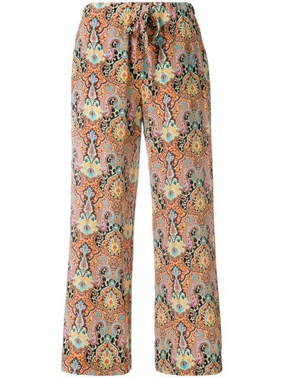 Etro 波西米亚印花长裤 In Multicolour