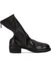 Guidi Zip-up Fitted Boots In Black