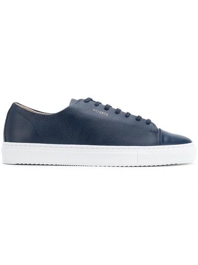 Axel Arigato Clean 90 Low-cut Leather Trainers In Blue