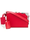 Calvin Klein 205w39nyc Mini Calfskin Box Shoulder Bag - Red