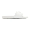 Versace Rubber Slides With Medusa In D01 White