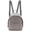 STELLA MCCARTNEY Grey Small Falabella Backpack,410905W9132