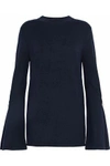 MOTHER OF PEARL WOMAN FAUX PEARL-EMBELLISHED KNITTED TOP NAVY,US 4772211933830903