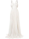 MARIA LUCIA HOHAN HALTERNECK PLEATED DESIGN GOWN,AKILAH12635456