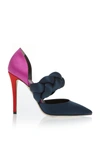 MARCO DE VINCENZO BRAIDED SATIN PUMPS,MXV070