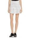 THE FIFTH LABEL ATTICUS PIN-TUCKED CHECKED SKIRT,40180179