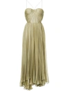 MARIA LUCIA HOHAN pleated design strapless dress,FELIS12635452