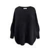 PAISIE PAISIE RIBBED JUMPER IN BLACK