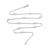 Auree Jewellery Sofia Sterling Silver & Cubic Zirconia 18" Necklace
