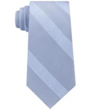 CALVIN KLEIN MEN'S CLOUD STRIPE SILK TIE