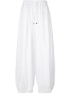 UNCONDITIONAL UNCONDITIONAL LOOSE FIT TROUSERS - WHITE,TR60512651493