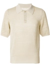 MAISON MARGIELA open knit polo shirt,S30GL0005S1631112622873