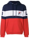 FILA colour block hoodie,68185712661264