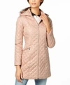 VIA SPIGA HOODED QUILTED COAT
