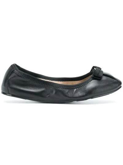 Ferragamo My Joy Ballerina Shoes In Black