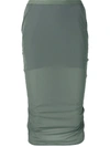 Rick Owens Soft Pillar Skirt