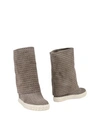 Casadei Ankle Boots In Light Grey