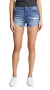 Levi's 501 High Waist Cutoff Denim Shorts In Drive Me Crazy