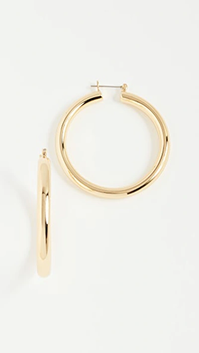 Luv Aj Amalfi Tube Earrings In Gold