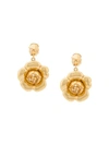 OSCAR DE LA RENTA Gardenia drop earrings,S18J113GOL12585710