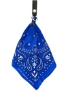 AMIRI AMIRI KEYCHAIN BANDANA - BLUE,AKBANKEY12661346