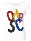 OSCAR DE LA RENTA OSCAR DE LA RENTA SEQUIN DETAILS T-SHIRT - WHITE,18SE766JSYWHM12589313