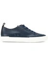 FENDI FENDI CLASSIC LACE-UP SNEAKERS - BLUE,7E1129XE012403560