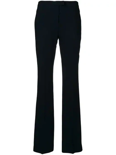 Les Copains Concealed Front Trousers In Blue