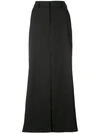 OSCAR DE LA RENTA FRONT SLIT MAXI SKIRT,18SN417SWGBLK12589324