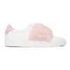GIVENCHY GIVENCHY WHITE AND PINK MINK URBAN KNOTS trainers,BE0005E01P