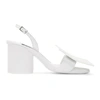 JACQUEMUS JACQUEMUS WHITE LES ROND CARRE SANDALS,181FO10