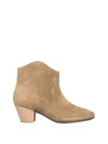 ISABEL MARANT DICKER SUEDE BOOTS,10155092