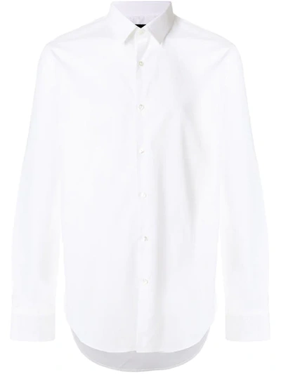 Fendi Long Sleeve Shirt In White