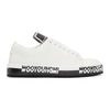 WOOYOUNGMI WOOYOUNGMI OFF-WHITE LOGO SNEAKERS,SU11