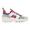 AMI ALEXANDRE MATTIUSSI AMI ALEXANDRE MATTIUSSI PINK AND WHITE NEOPRENE LUCKY 9 SNEAKERS,E18S406.950