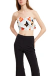 OPENING CEREMONY OPENING CEREMONY DIAMOND SILK REVERSIBLE BUSTIER,ST204839