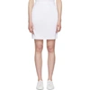 Givenchy White Logo Web Miniskirt