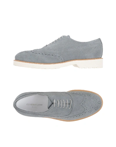 Alberto Guardiani Lace-up Shoes In Grey