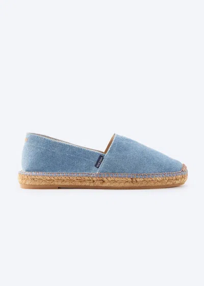 Viscata Barceloneta Archive Espadrille Flats In Light Denim