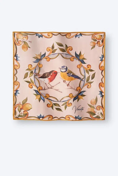 Viscata Square Scarf (carré) In Robin