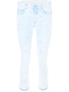 STELLA MCCARTNEY Stella McCartney Splatter Organic Denim Jeans,10467412