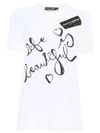 DOLCE & GABBANA T-SHIRT WITH EMBROIDERY,10467416