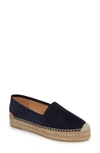 Patricia Green Abigail Espadrille Slip-on In Navy Leather