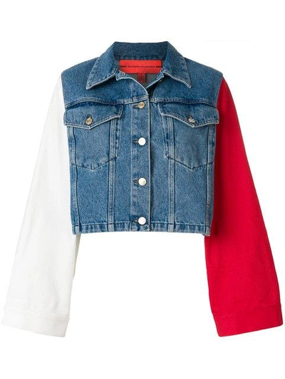 Tommy Hilfiger Logo Denim Jacket In Multicolour