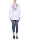 TORY BURCH EMBROIDERED TUNIC,10469682