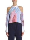 TOMMY HILFIGER CROPPED SHIRT,10470922