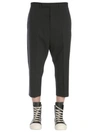 RICK OWENS TUX ASTAIRES CROPPED TROUSERS,10470093