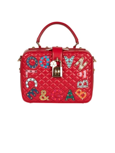 Dolce & Gabbana Dolce Soft Tote In Rosso