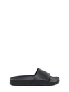 BALMAIN CALYPSO LEATHER SLIDES,10473468