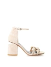 ALEXANDER WANG ABBY CASHMERE SUEDE SANDALS,10473280